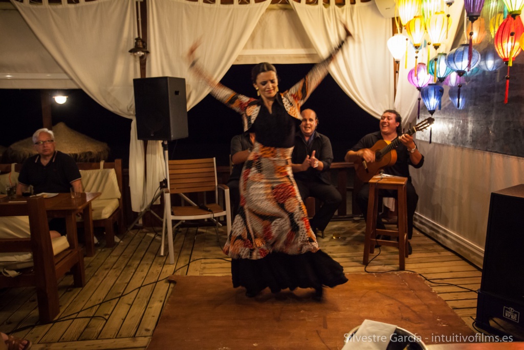 Noche flamenca en chiringuito Albatros